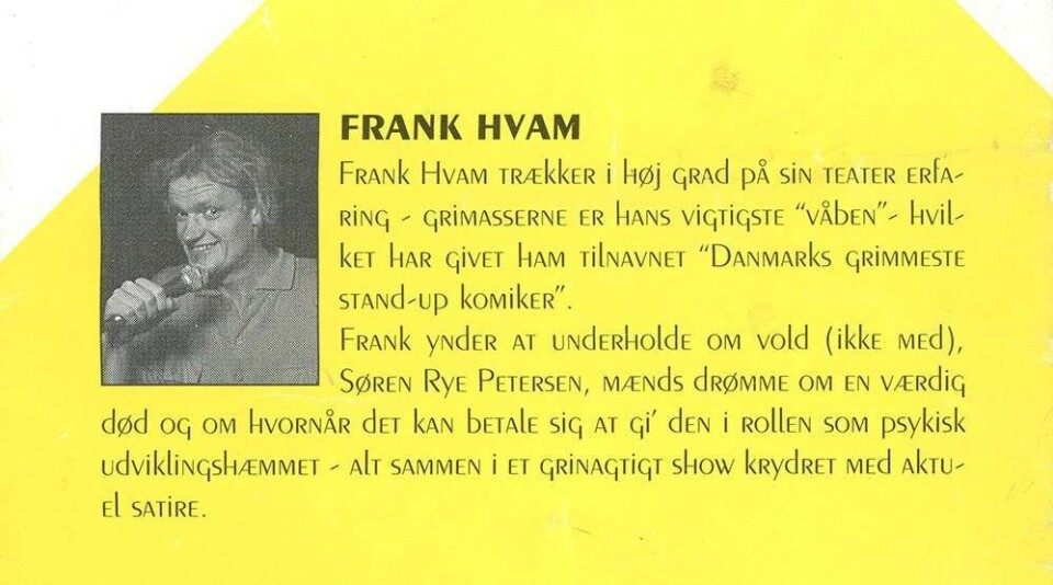 Se Frank Hvams slingrende vej til succes igennem 20 billeder fra hans private fotoalbum