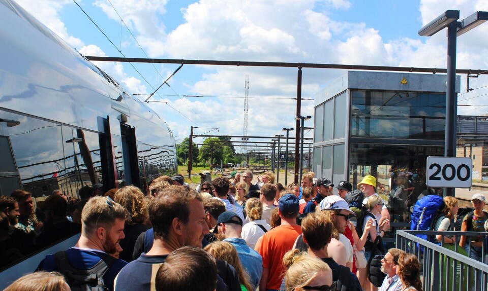 Den travleste dag i Danmarkshistorien bragte en folkefest (og kaos) med sig