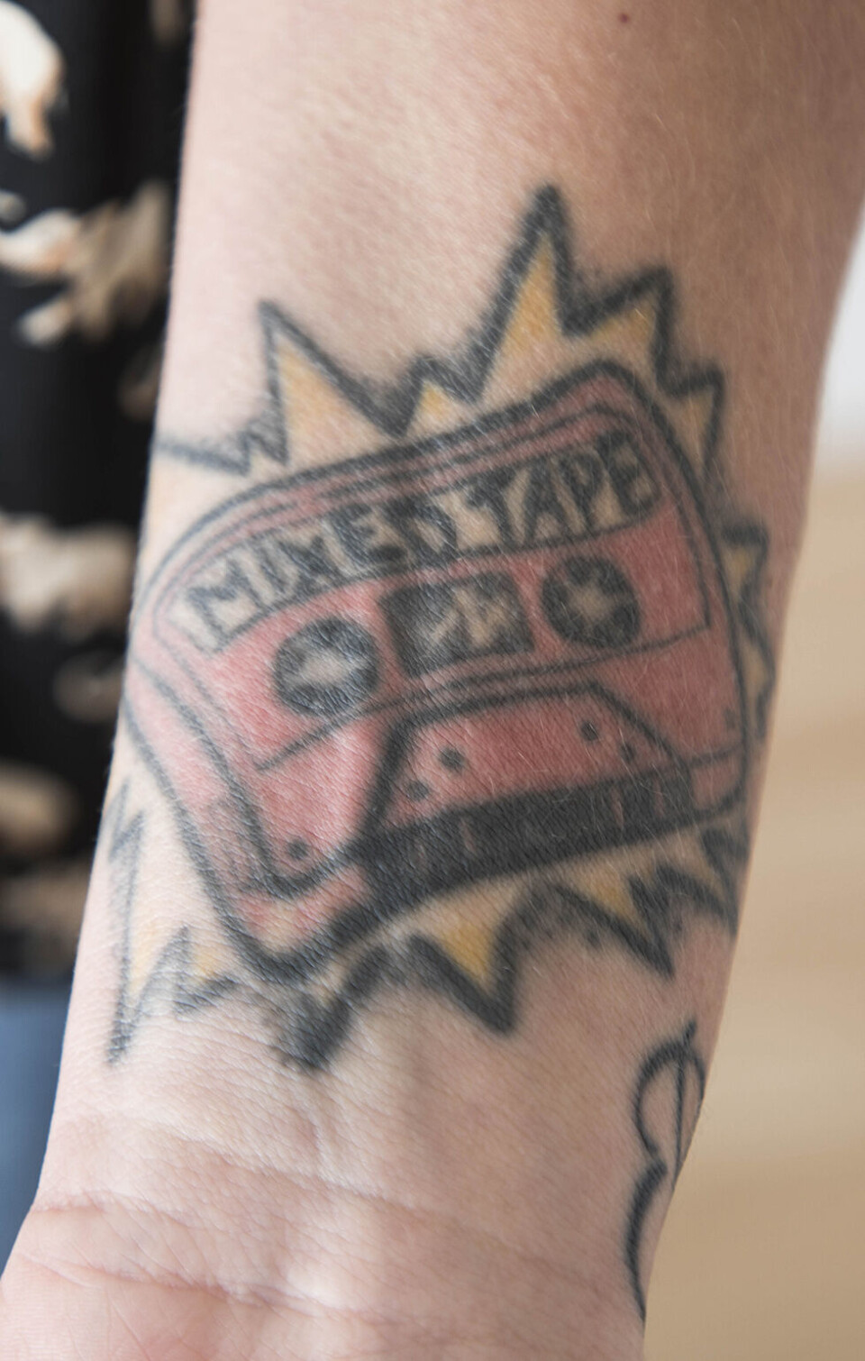 Her er en Le Gammeltofts tatoveringer. Et mix tape.