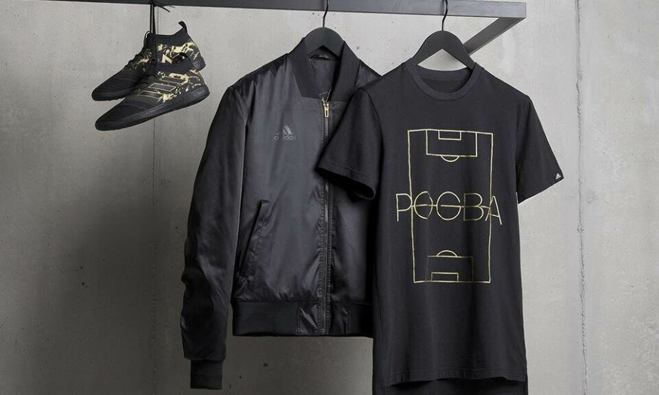 Manchester United-spilleren Paul Pogba får sin helt egen Adidas-kollektion