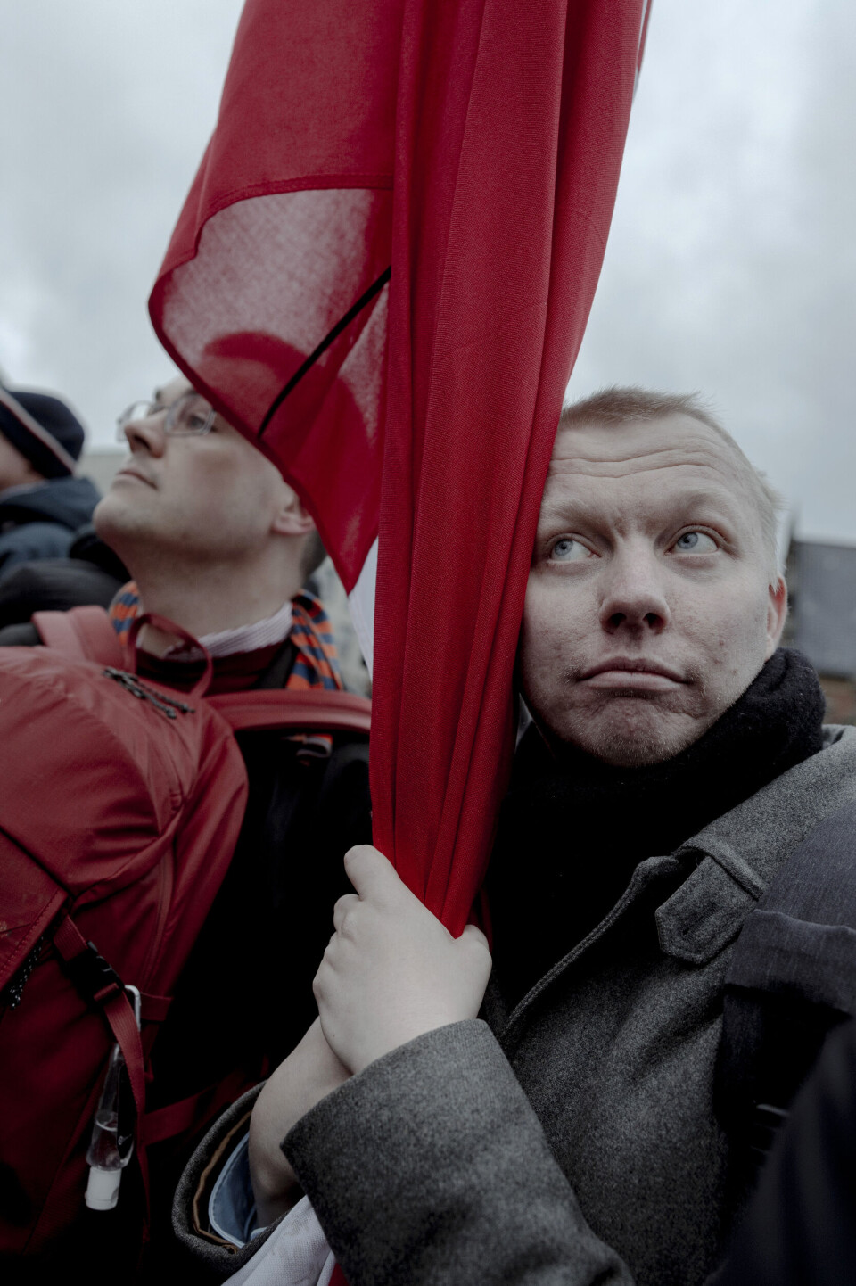 Selv ikke republikanerne kunne afholde sig fra at flage for kongen