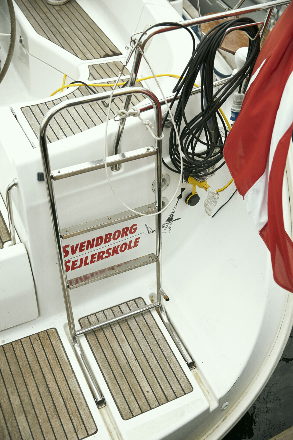 Kursisterne sover på bådene.
