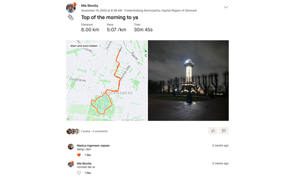 Har man overhovedet været ude at løbe, hvis ikke det står på Strava?