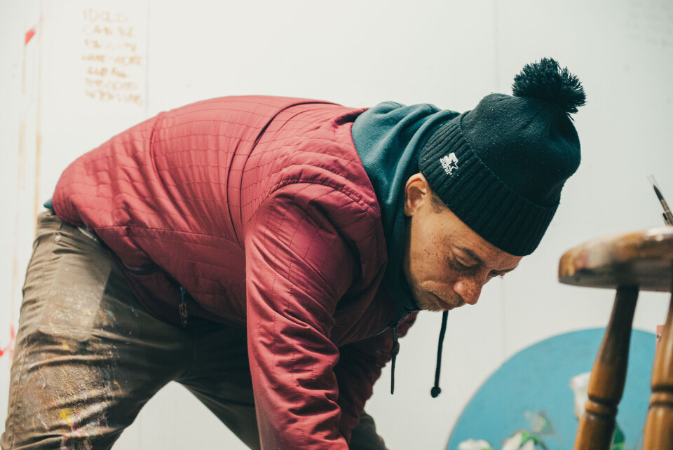 Benjamin Abana har malet kong Frederik: ”Han har et lidt skævt ansigt”