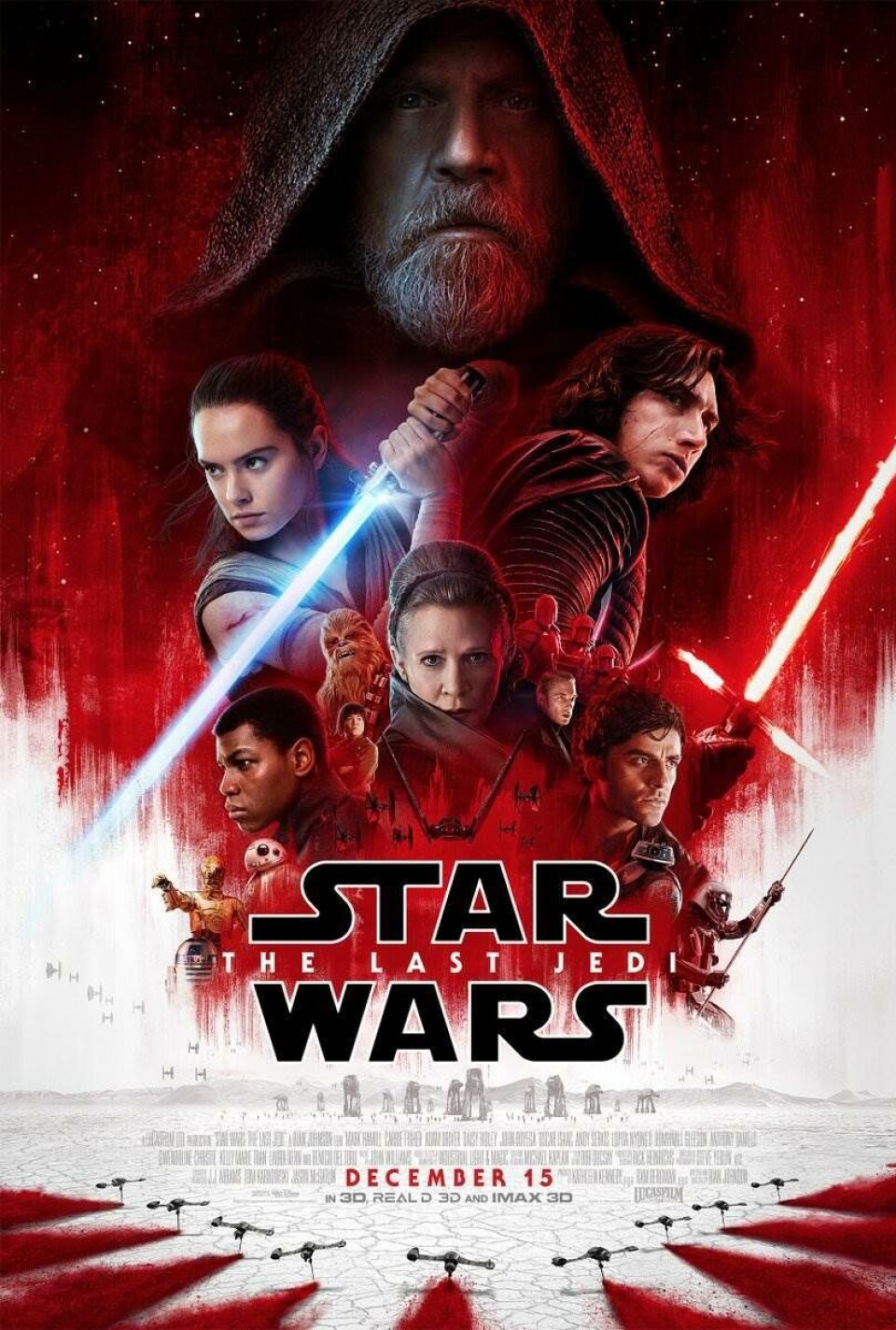 Filmplakat starter fanteorier: Er Luke Skywalker skurken i Star Wars: The Last Jedi?