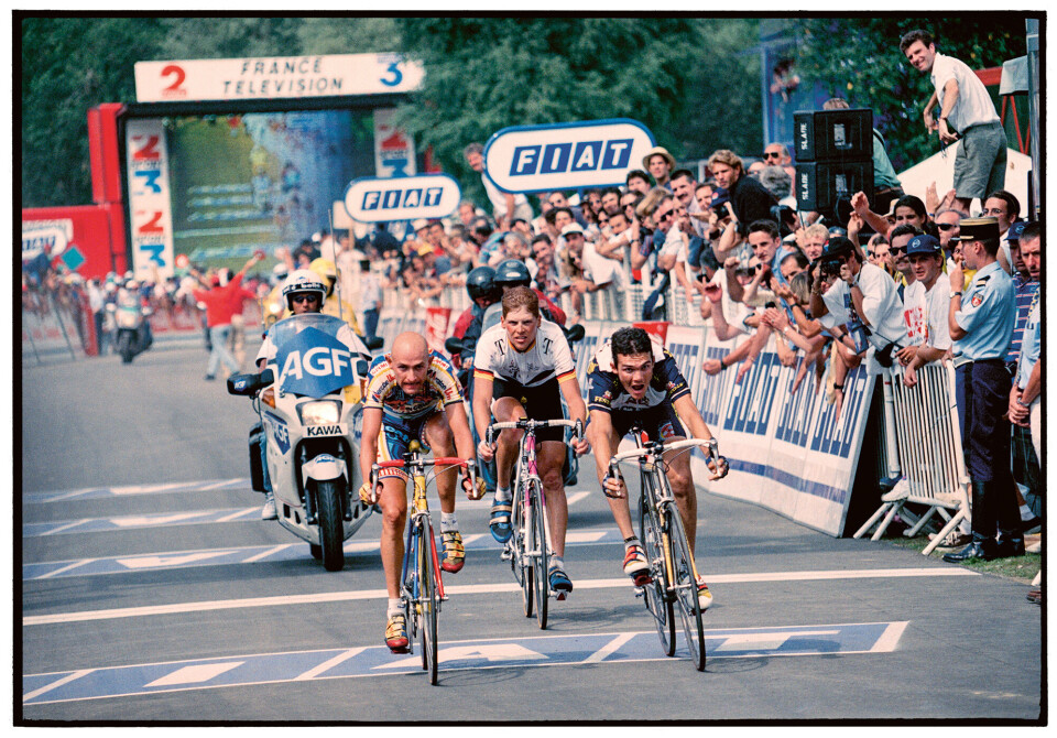 Nils Meilvang har fotograferet Tour de France i 24 år: 'Forløsningen hos Rolf Sørensen, der står og græder af glæde, er smuk”