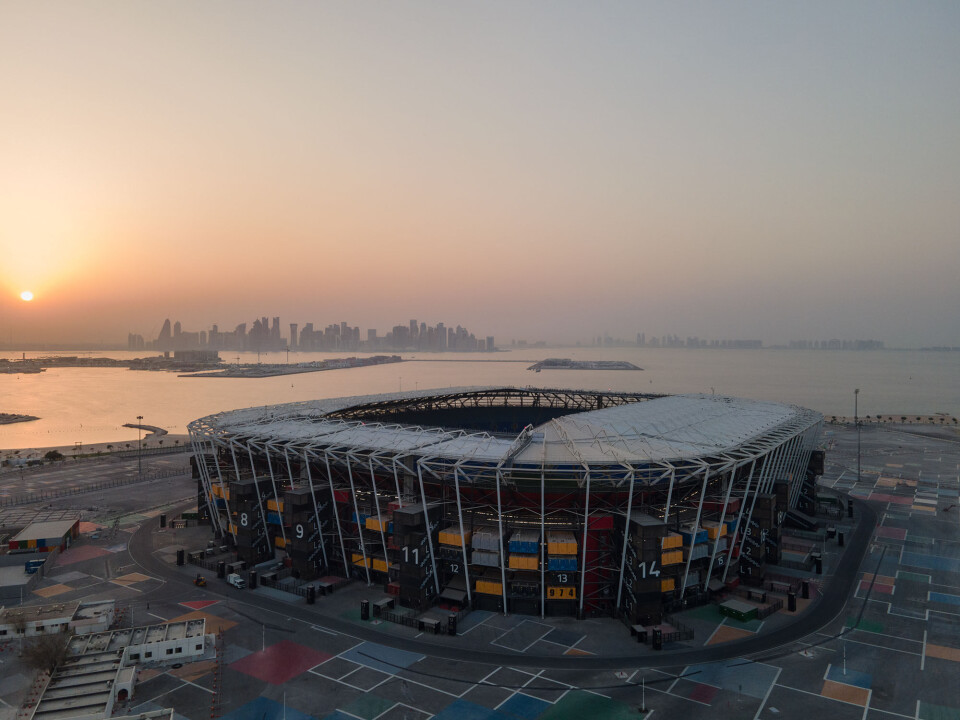Stadium 974, hvor Danmark møder Frankrig til VM.