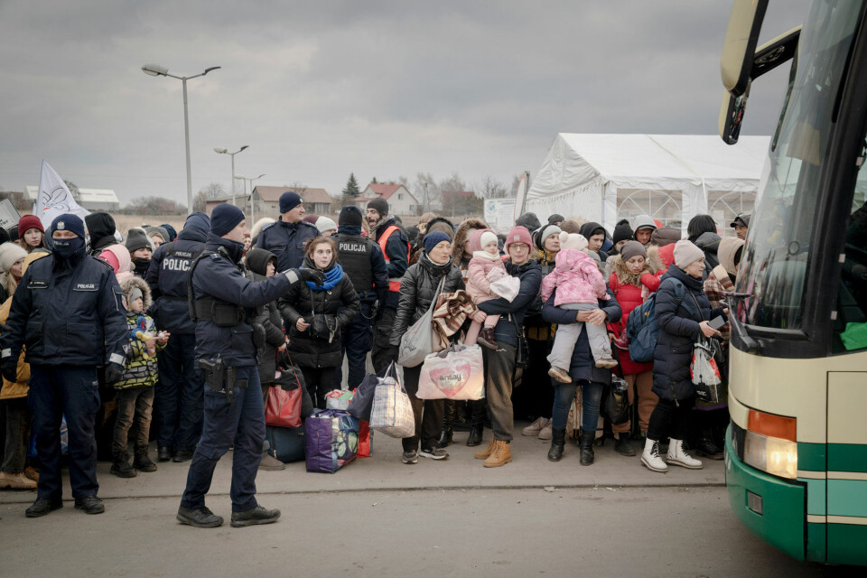 Fotoserie fra Polens grænseland: ”Selvom jeg håber, at vi snart kan tage tilbage til Ukraine, kan jeg jo allerede se nu, at der ikke er noget tilbage af den by, som jeg kender. Alt er ødelagt”