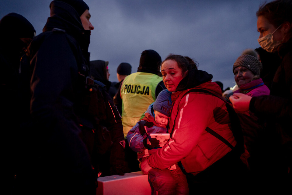 Fotoserie fra Polens grænseland: ”Selvom jeg håber, at vi snart kan tage tilbage til Ukraine, kan jeg jo allerede se nu, at der ikke er noget tilbage af den by, som jeg kender. Alt er ødelagt”
