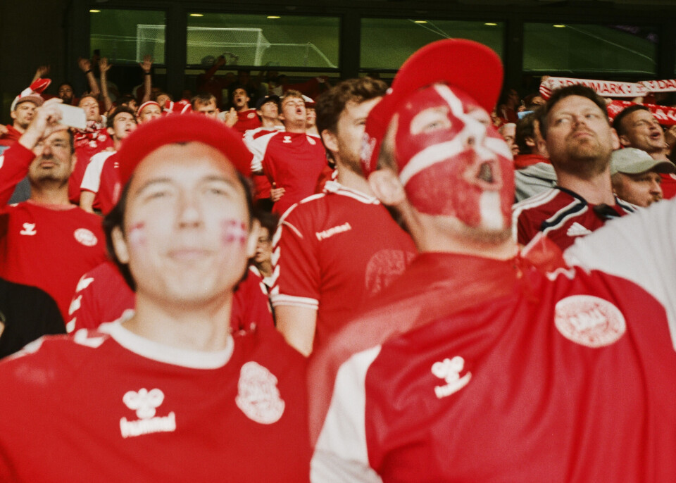 Fotoreportage: Hele nationen festede, mens Danmark spillede sig videre