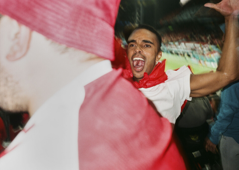 Fotoreportage: Hele nationen festede, mens Danmark spillede sig videre