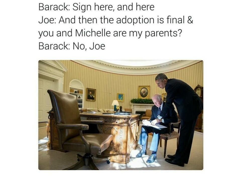 Her er Joe Bidens yndlings Obama-Biden meme