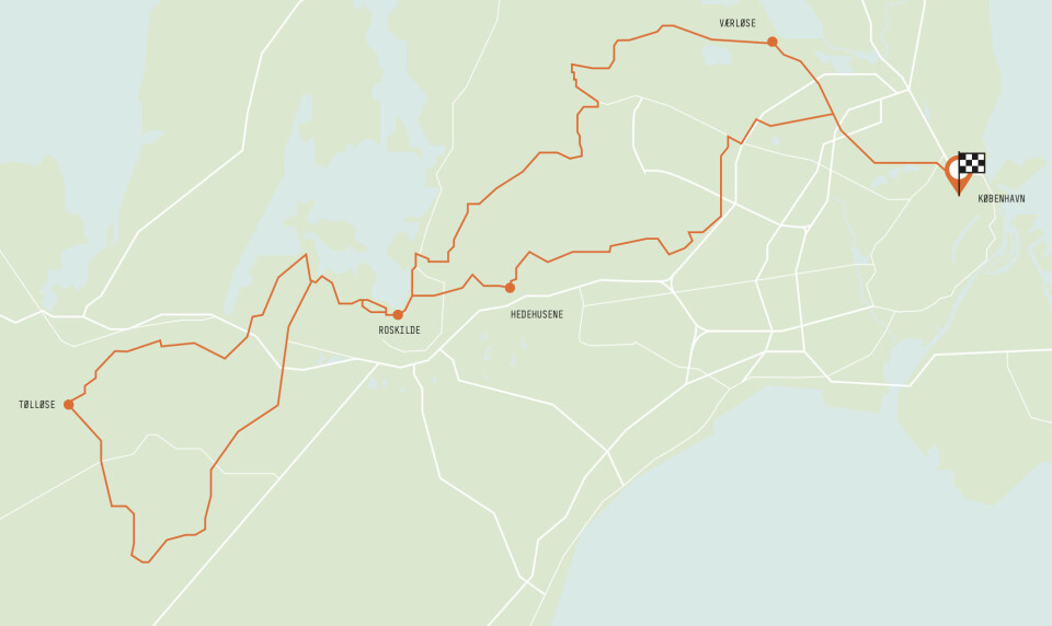 Andreas Krons yndlingsrute starter i byen og indeholder en specifik bagerbestilling i Lejre