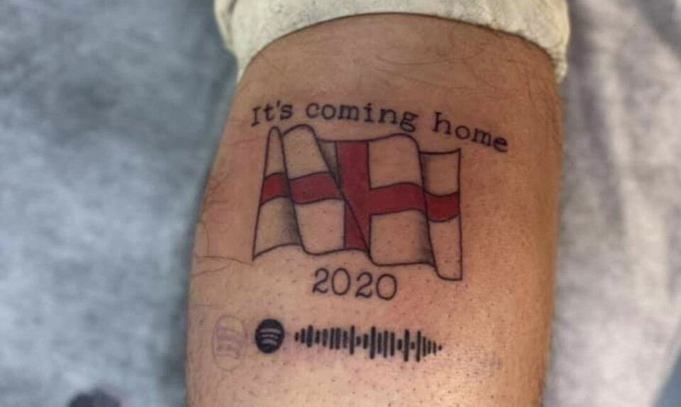 EM-posten: Du må aldrig jinxe den. Tatoveringen, der kostede England guldet