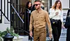 David Beckham går i efterårets mest smarte farve, hvilket er brun.