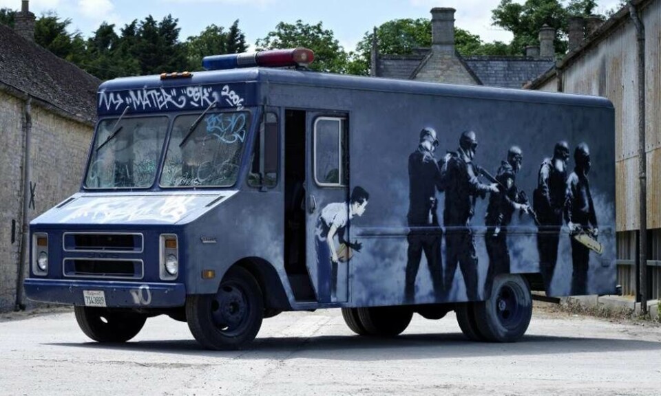 Billede 1 - Banksy Graffiti Van