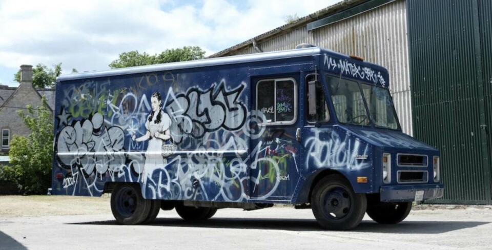 Billede 2 - Nu kan du få fingrene i Banksy's hemmelige 'Graffiti Van'