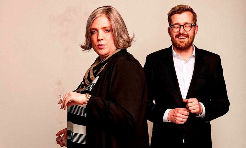 Den Korte Radioavis gør grin med Peter Falktoft og Esben Bjerre