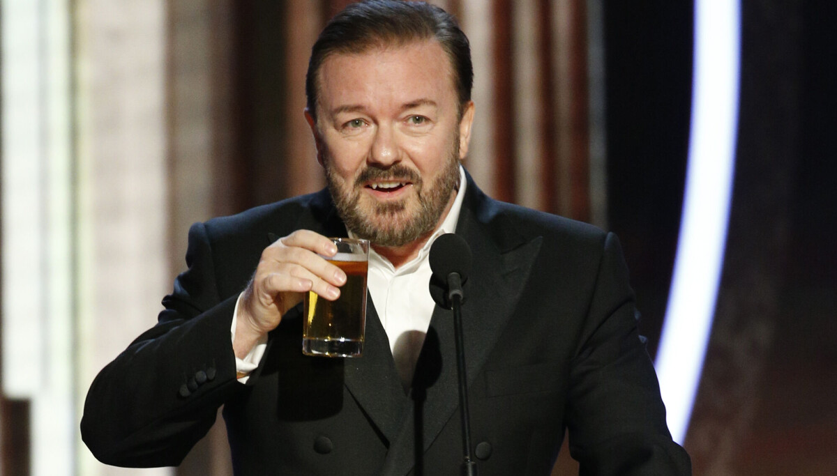 Se de bedste jokes fra Ricky Gervais’ Golden Globes Show