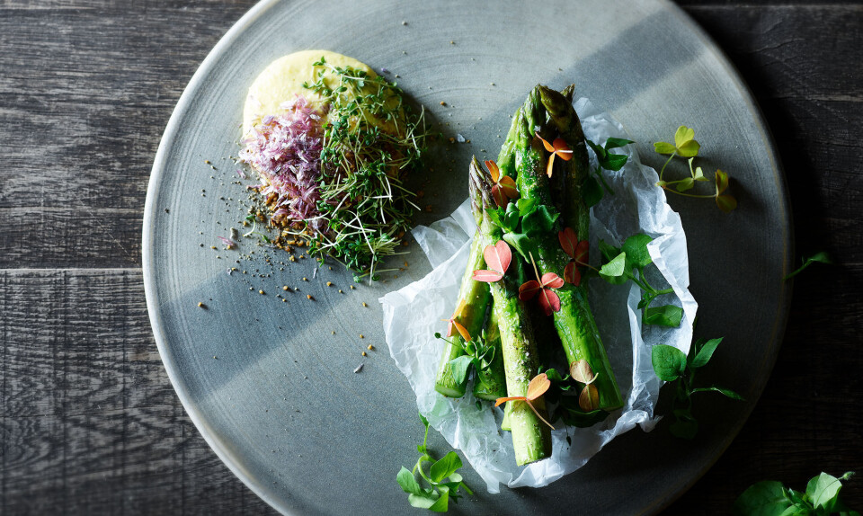 Kyllingeskind og asparges