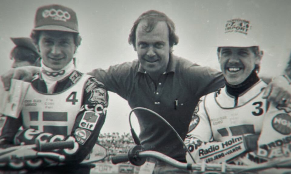Ole Olsen med Erik Gundersen og Hans Nielsen