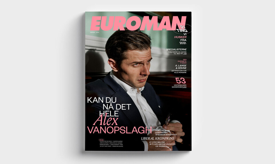 Euromans januarnummer er på gaden nu: Læs det store forsideportræt af Alex Vanopslagh
