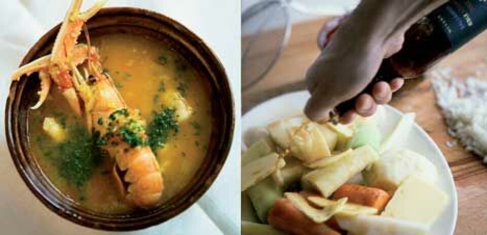 Opskrift på bouillabaisse med rouille