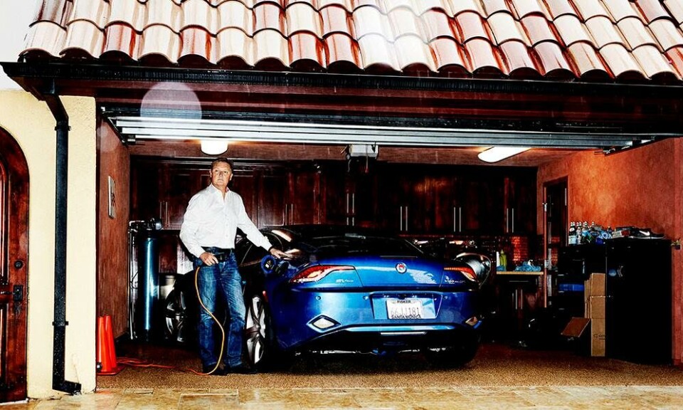 Henrik Fisker Fisker Karma Laguna Blue