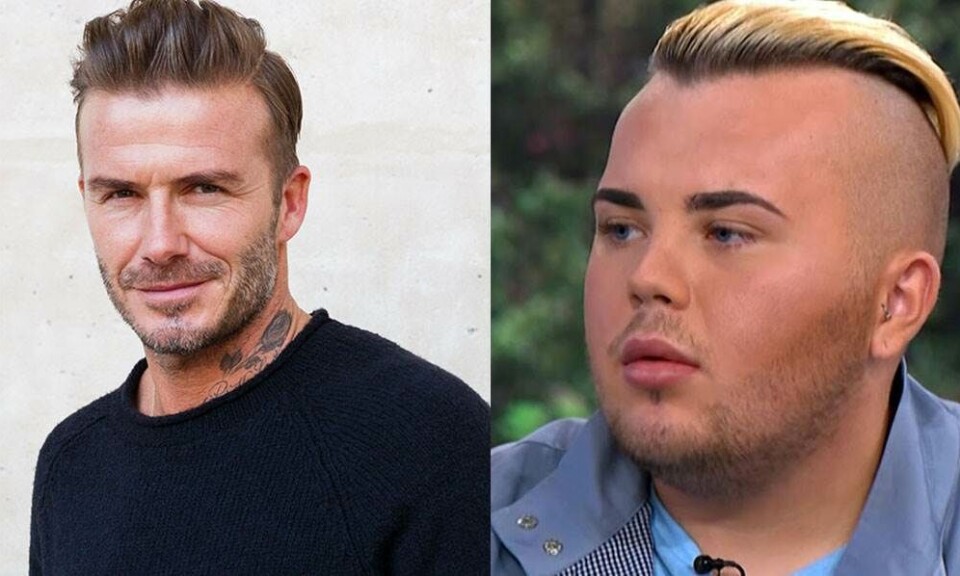 19-årig har brugt en formue på at ligne Beckham