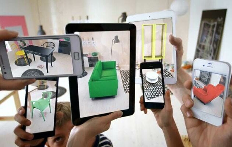 Aldrig mere IKEA lørdag formiddag: Prøv møbler i hjemmet med augmented reality