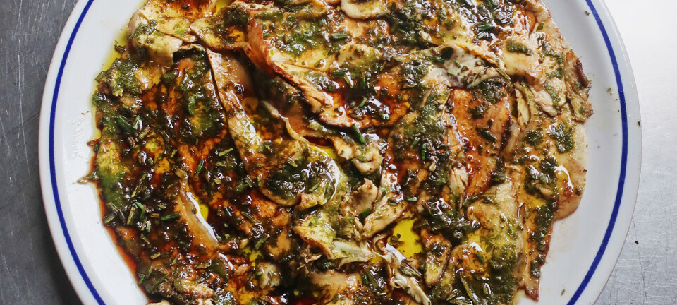 Grotesk nem kyllingeservering på italiensk manér