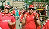 Stor fotoreportage: Fans og fanatikere i Parken mod Belgien