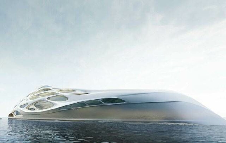 Se Zaha Hadids superyacht