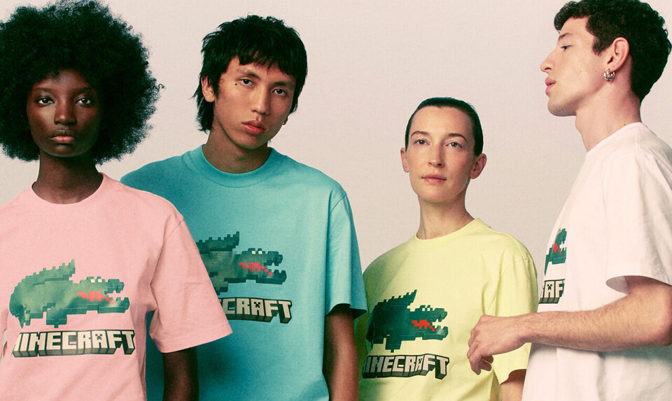 Pixelerede krokodiller: Lacoste og Minecraft laver tøjkollektion sammen