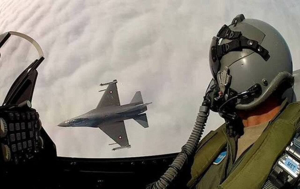 F16-pilot Thomas Kristensen om sin selfie