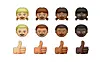Apple laver emojis med forskellige hudfarver