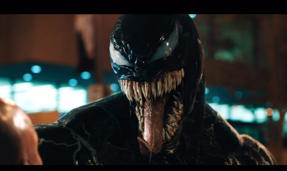 Se Tom Hardy forvandle sig til frådende monster i ny Marvel-trailer