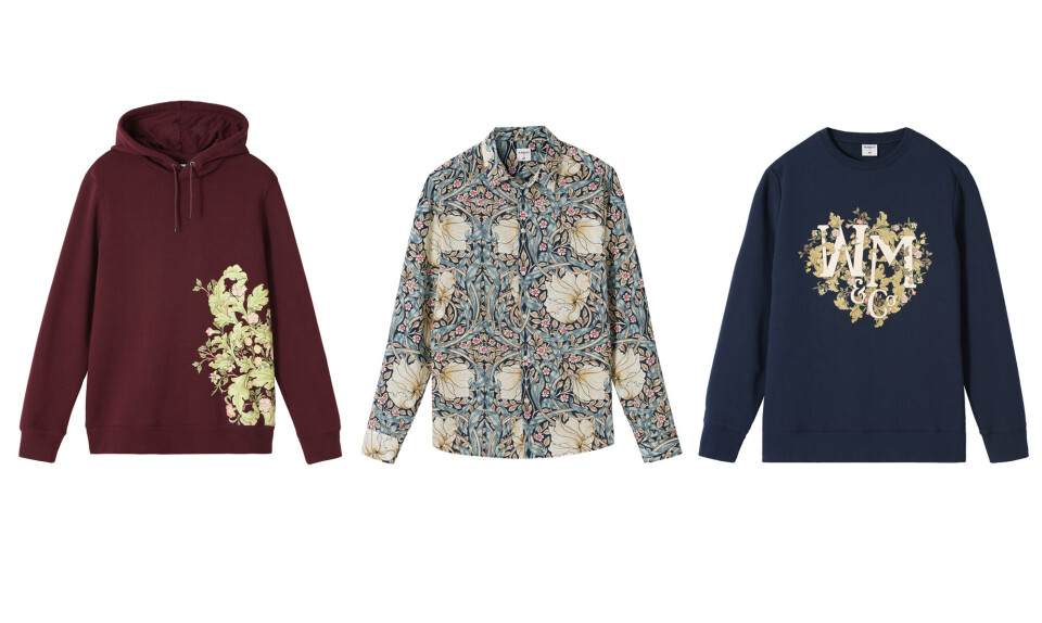 H&M har lavet et nyt designsamarbejde med Morris & Co.