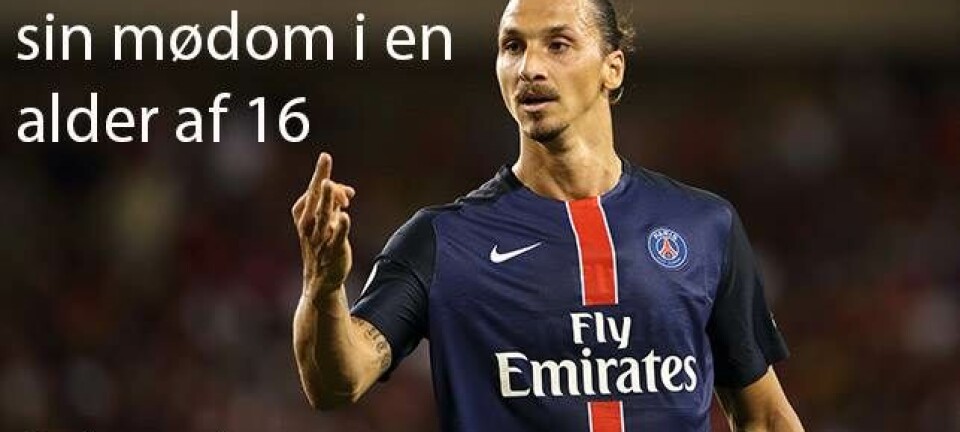 Zlatan scroller ikke med en mus. Han bruger en løve