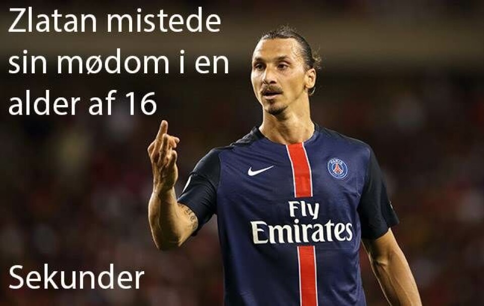 Zlatan scroller ikke med en mus. Han bruger en løve