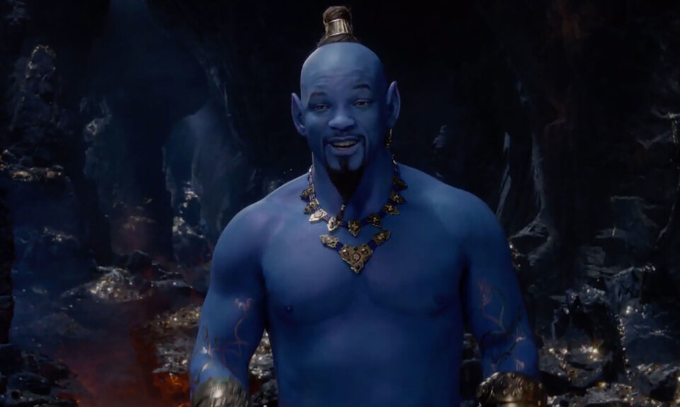Helt blå Will Smith giver den som Genie i ny ’Aladdin’-trailer