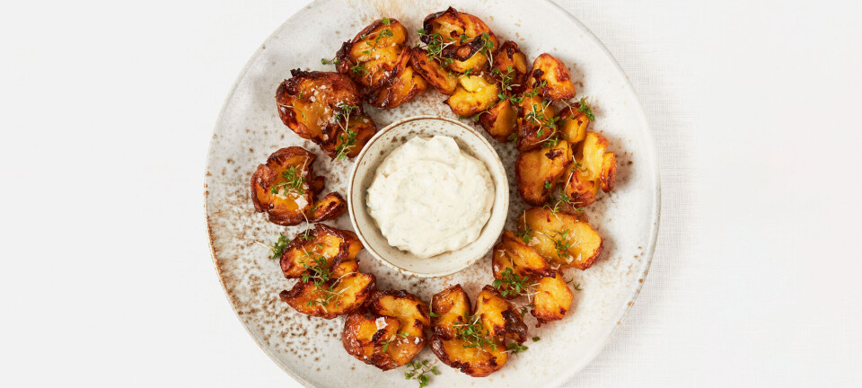 Et helt særligt trick gør Thomas Hermans knuste kartofler ekstra sprøde og luftige