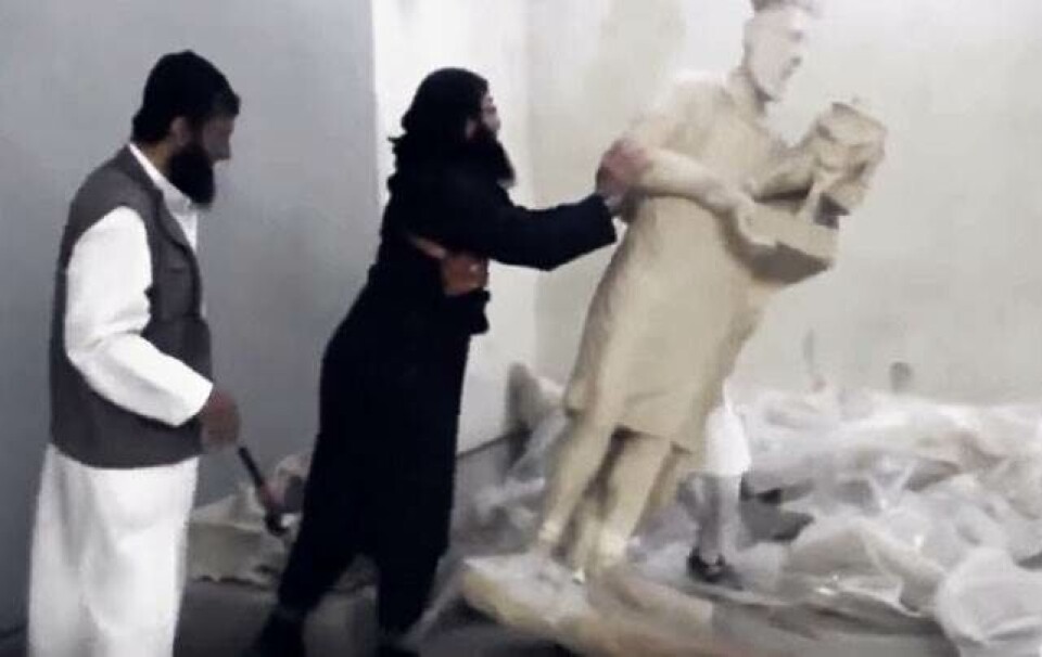 Billede 1 - ISIS' destruktion af kunstskatte viser sig at være kopier