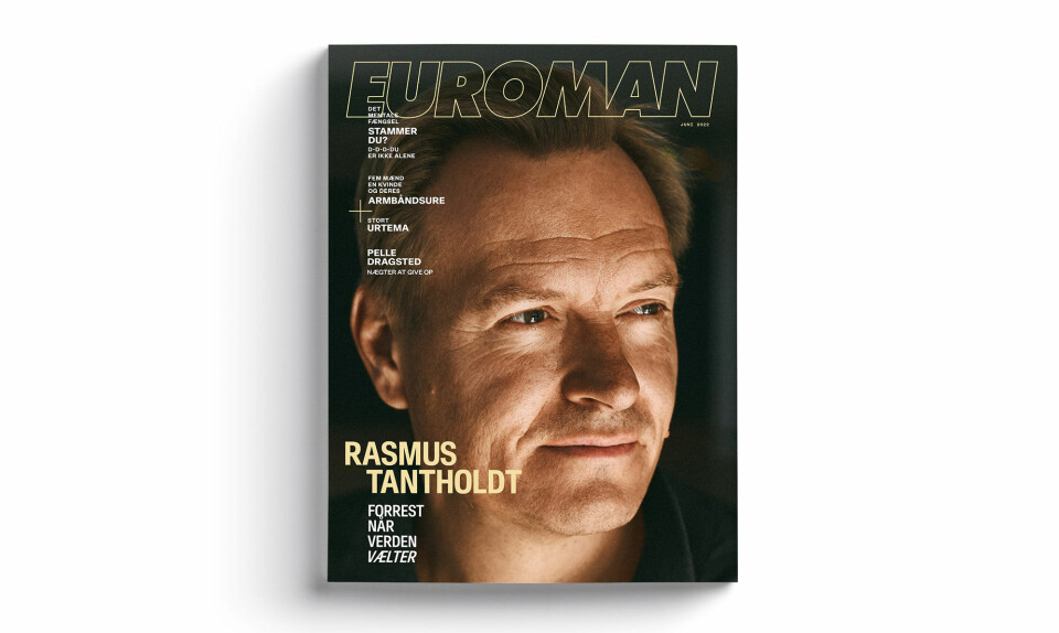 Euromans juni-nummer er på gaden: Læs portrættet af Rasmus Tantholdt, der går forrest, når verden vælter