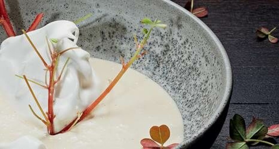 Karamelkoldskål med marengs