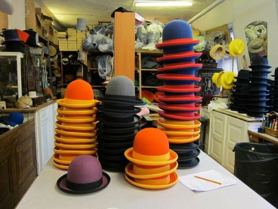 Besøg på Andersen og Berners hattefabrik