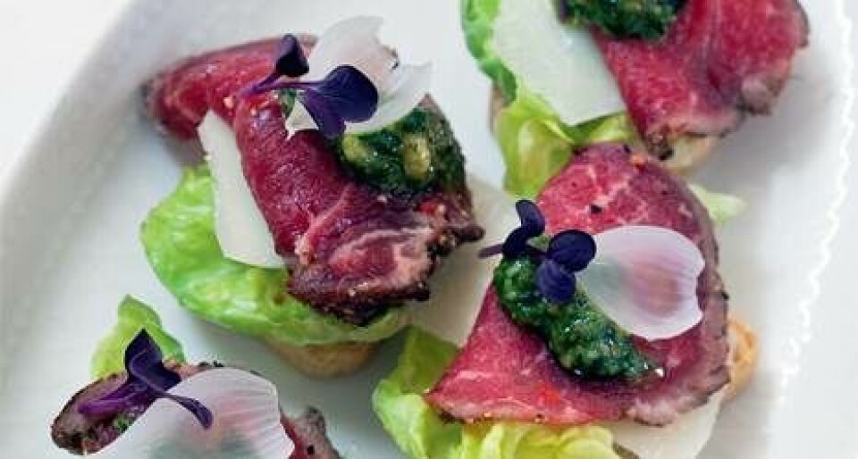 3 x appetizere