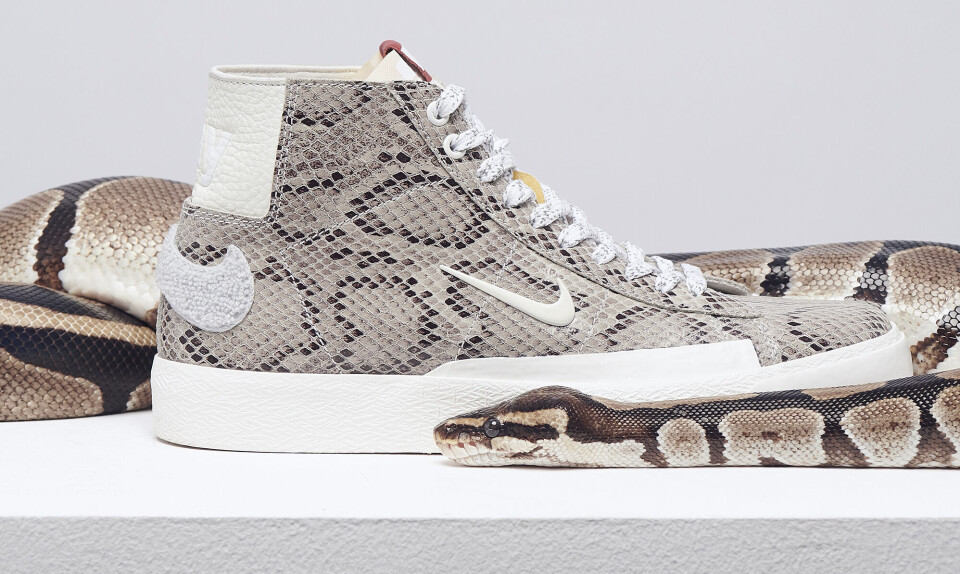 Soulland redesigner Nike SB Blazer med slangeskind