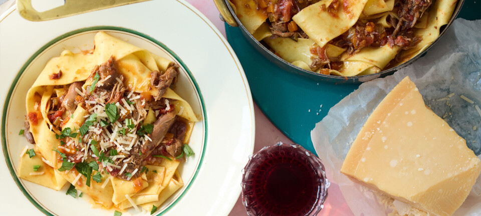 Drop kødsovsen og servér din pasta med en vintervenlig anderagú