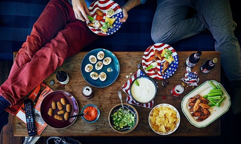 Super Bowl-menu